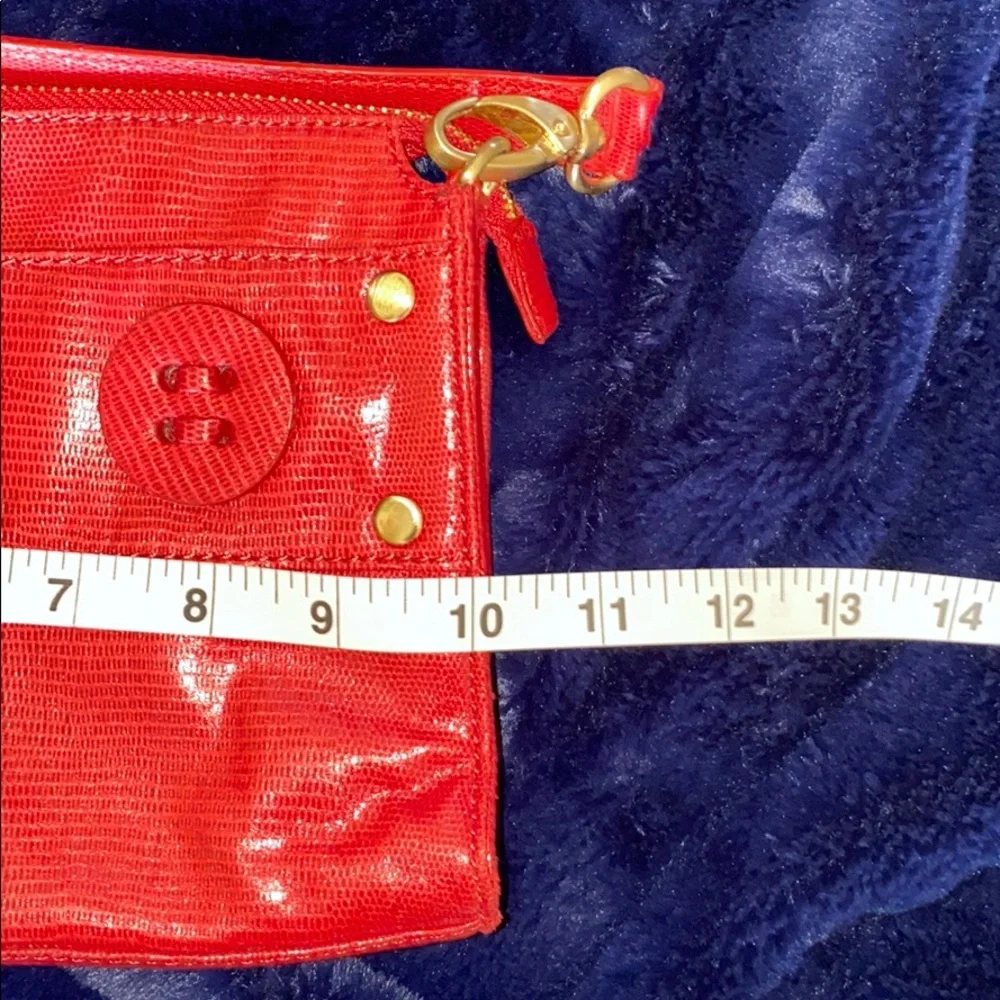 KATE LANDRY. CLUTCH/SMALL PURSE. RED. CLASSY. CUTE